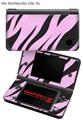 Nintendo DSi XL Skin Zebra Skin Pink