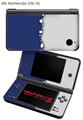 Nintendo DSi XL Skin Ripped Colors Blue Gray