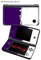 Nintendo DSi XL Skin Ripped Colors Purple White