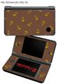Nintendo DSi XL Skin Anchors Away Chocolate Brown