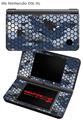 Nintendo DSi XL Skin HEX Mesh Camo 01 Blue