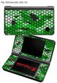 Nintendo DSi XL Skin HEX Mesh Camo 01 Green Bright