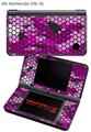 Nintendo DSi XL Skin HEX Mesh Camo 01 Pink
