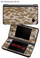 Nintendo DSi XL Skin WraptorCamo Digital Camo Desert