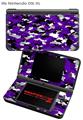 Nintendo DSi XL Skin WraptorCamo Digital Camo Purple
