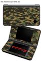 Nintendo DSi XL Skin WraptorCamo Digital Camo Timber