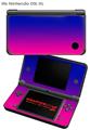 Nintendo DSi XL Skin Smooth Fades Hot Pink Blue