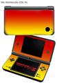 Nintendo DSi XL Skin Smooth Fades Yellow Red