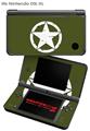 Nintendo DSi XL Skin Distressed Army Star