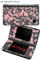 Nintendo DSi XL Skin WraptorCamo Old School Camouflage Camo Pink