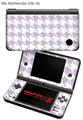 Nintendo DSi XL Skin Houndstooth Lavender