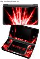 Nintendo DSi XL Skin Lightning Red