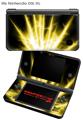 Nintendo DSi XL Skin Lightning Yellow