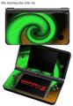 Nintendo DSi XL Skin Alecias Swirl 01 Green