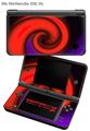 Nintendo DSi XL Skin Alecias Swirl 01 Red