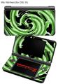 Nintendo DSi XL Skin Alecias Swirl 02 Green