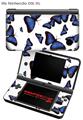 Nintendo DSi XL Skin Butterflies Blue