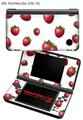 Nintendo DSi XL Skin Strawberries on White