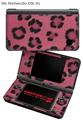 Nintendo DSi XL Skin Leopard Skin Pink