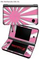 Nintendo DSi XL Skin Rising Sun Japanese Flag Pink