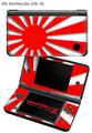 Nintendo DSi XL Skin Rising Sun Japanese Flag Red