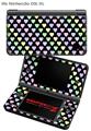 Nintendo DSi XL Skin Pastel Hearts on Black