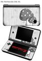 Nintendo DSi XL Skin Mushrooms Gray