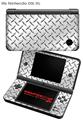 Nintendo DSi XL Skin Diamond Plate Metal