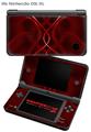 Nintendo DSi XL Skin Abstract 01 Red