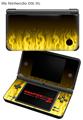 Nintendo DSi XL Skin Fire Yellow