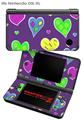 Nintendo DSi XL Skin Crazy Hearts
