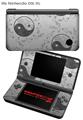 Nintendo DSi XL Skin Feminine Yin Yang Gray