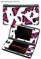 Nintendo DSi XL Skin Butterflies Purple