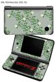 Nintendo DSi XL Skin Victorian Design Green