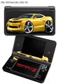 Nintendo DSi XL Skin 2010 Camaro RS Yellow