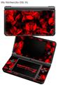 Nintendo DSi XL Skin Skulls Confetti Red