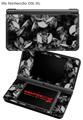 Nintendo DSi XL Skin Skulls Confetti White