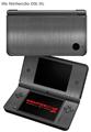 Nintendo DSi XL Skin Simulated Brushed Metal Silver