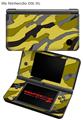Nintendo DSi XL Skin Camouflage Yellow