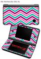 Nintendo DSi XL Skin Zig Zag Teal Pink Purple