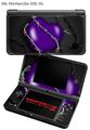 Nintendo DSi XL Skin Barbwire Heart Purple