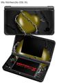 Nintendo DSi XL Skin Barbwire Heart Yellow