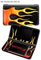 Nintendo DSi XL Skin Metal Flames