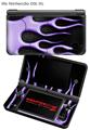 Nintendo DSi XL Skin Metal Flames Purple