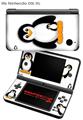 Nintendo DSi XL Skin Penguins on White