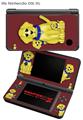 Nintendo DSi XL Skin Puppy Dogs on Burgandy