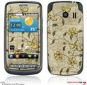 LG Vortex Skin Flowers and Berries Yellow