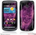 LG Vortex Skin Flaming Fire Skull Hot Pink Fuchsia