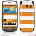 LG Vortex Skin Kearas Psycho Stripes Orange and White