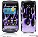 LG Vortex Skin Metal Flames Purple